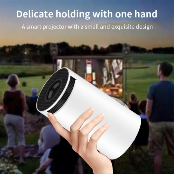 New Upgraded 4K Support Smart Projector Android v11.0 builtin 5G WIFI 130" Screen Projection wide angle Portable Projector Small Straight Projector For Home Use 180 Degrees Projection Angle Automatic Focus Home Video Projector built in Speaker - Image 3