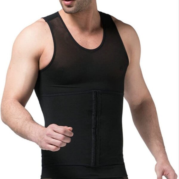 Men's Fashion Mesh Body Shaping Fitness Vest, Mens Body Shaper