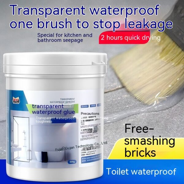 Transparent Waterproof Adhesive Water Resistance, Roof, Wall And Leak Repairing