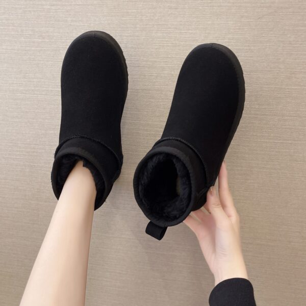 Women's  Short Tube Velvet Thickening Thermal Cotton Shoes Snow Boots - Image 4