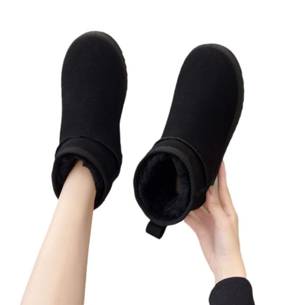 Women's  Short Tube Velvet Thickening Thermal Cotton Shoes Snow Boots - Image 3